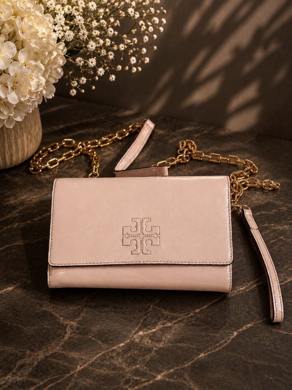 Tory Burch Thea Mini Foldover Crossbody Bag